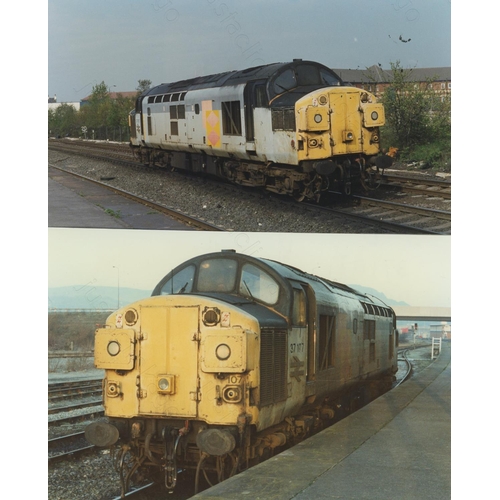 310 - Railway. Modern Traction-Class 37. Approx. 400+, colour prints, 6