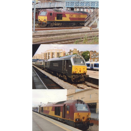 311 - Railway. Modern Traction. Class 57, 67, D/EMU's. There are approx. 53 colour prints 6