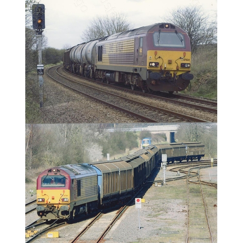 311 - Railway. Modern Traction. Class 57, 67, D/EMU's. There are approx. 53 colour prints 6