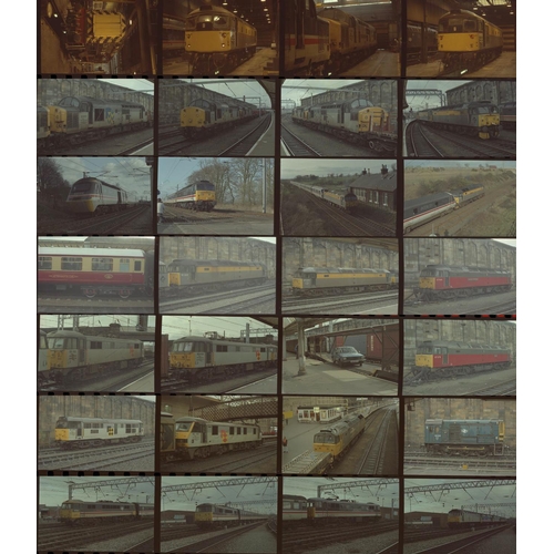 312 - Railway. Modern Traction. A selection of approx. 300, 35mm colour negatives, featuring diesel and el... 