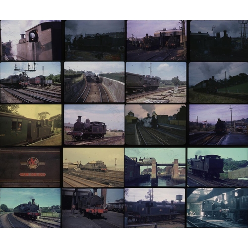 317 - Railway. ISLE OF WIGHT steam. Approx. 64 x 35mm colour slides on mixed film stock. A couple of the s... 