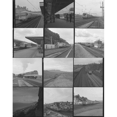 319 - Railway. Modern Traction. A good quality assortment of approx. 250, medium format, individual black ... 