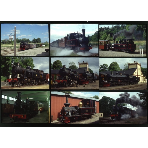 323 - Railway. Overseas Traction - France, Belgium, Germany and Sweden. Approx. 225 x 35mm on mostly Agfa ... 