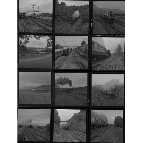 326 - Railway. Heritage Steam. A large collection of good quality medium format, black and white negatives... 