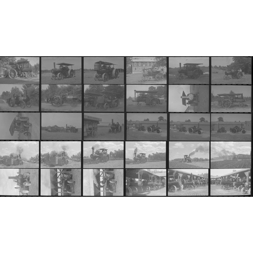 332 - Traction Engines. A small box of black and white negatives in medium and 35mm formats (most). There ... 