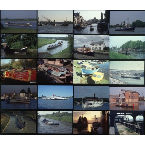 336 - Canals and Shipping, UK and overseas. Approx. 1200 x 35mm colour slides on mixed film stock. A large... 