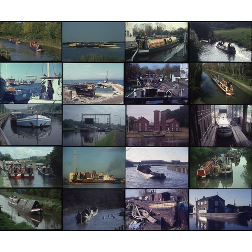 336 - Canals and Shipping, UK and overseas. Approx. 1200 x 35mm colour slides on mixed film stock. A large... 