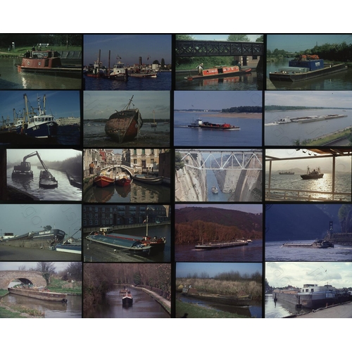 336 - Canals and Shipping, UK and overseas. Approx. 1200 x 35mm colour slides on mixed film stock. A large... 