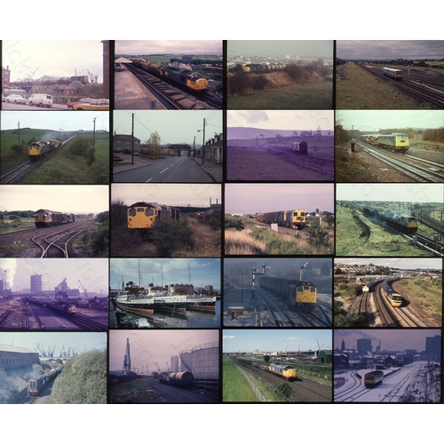 347 - Railway. Modern Traction. Approx. 390 x 35mm original colour slides on mixed film stock, featuring d... 