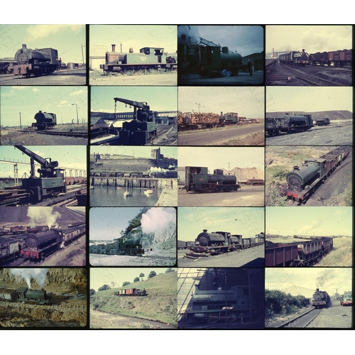 350 - Railway. Industrial Steam. Approx. 120 x original 35mm colour slides on Prinzcolor film stock. The s... 