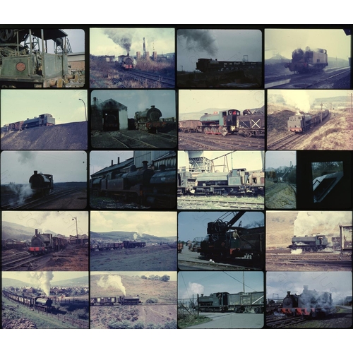 354 - Railway. Industrial Steam. Approx. 210 x original 35mm colour slides on Prinzcolor film stock, store... 