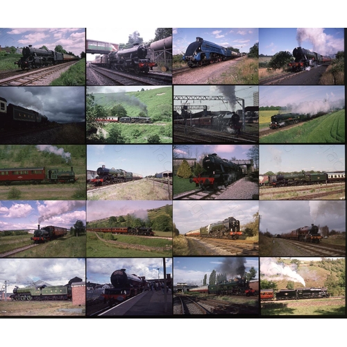 37 - Railway. Approx. 680 x 35mm colour slides. All Kodachromes bar 1 box of Agfachrome. Featuring Herita... 