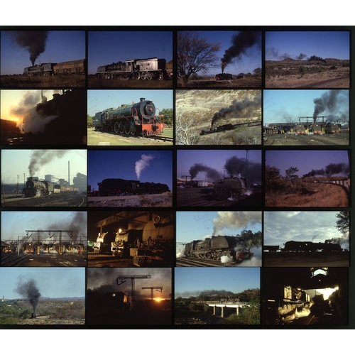 377 - Railway. Overseas Traction - Zimbabwe. Approx. 224 x 35mm on Kodak and Colorama film stock. A good q... 