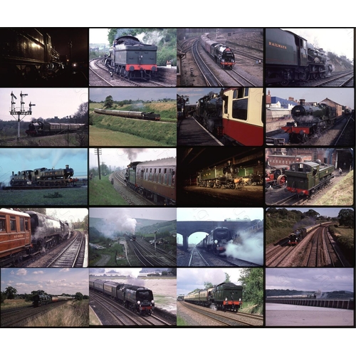 38 - Railway. Approx. 500 x 35mm colour slides stored in a plastic storage case. All Kodachromes. Featuri... 