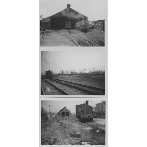 382 - Railway. Industrial Steam. A selection of approx. 150 original black and white darkroom prints. The ... 