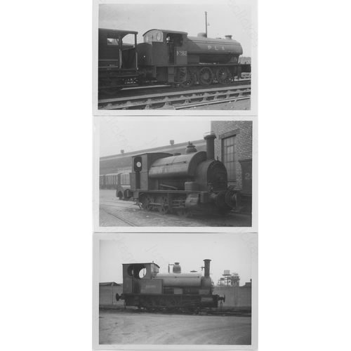 382 - Railway. Industrial Steam. A selection of approx. 150 original black and white darkroom prints. The ... 