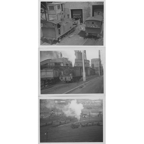 382 - Railway. Industrial Steam. A selection of approx. 150 original black and white darkroom prints. The ... 