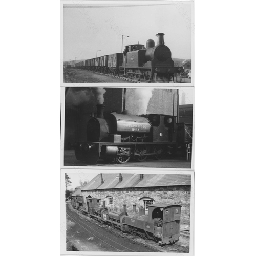 382 - Railway. Industrial Steam. A selection of approx. 150 original black and white darkroom prints. The ... 