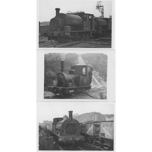 382 - Railway. Industrial Steam. A selection of approx. 150 original black and white darkroom prints. The ... 