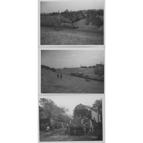 383 - Railway. B.R. Steam. A selection of approx. 100 original black and white darkroom prints. Quality is... 