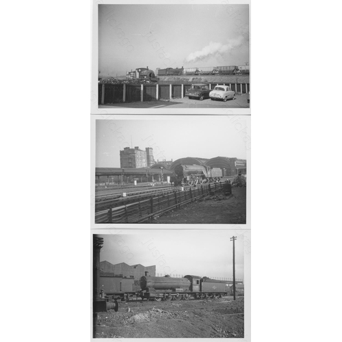 383 - Railway. B.R. Steam. A selection of approx. 100 original black and white darkroom prints. Quality is... 