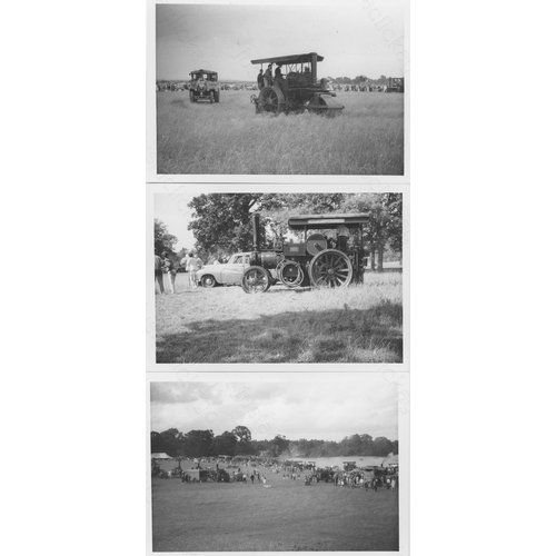 384 - Traction Engines. A selection of approx. 85 original black and white darkroom prints. The prints are... 