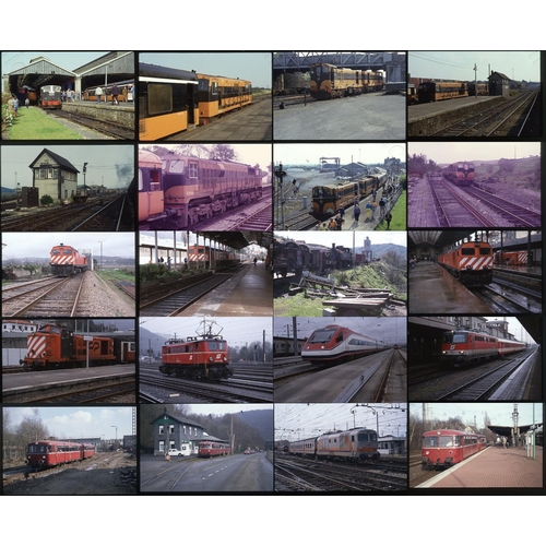 396 - Railway. Overseas Traction. A collection of approx. 93 x 35mm colour slides, on mainly Boots with a ... 