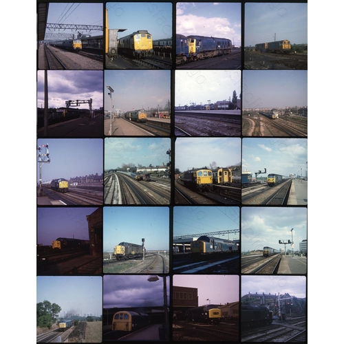 407 - Modern Traction assortment. Approx. 120, original 126 Kodak (28mm square) colour slides. Dating from... 