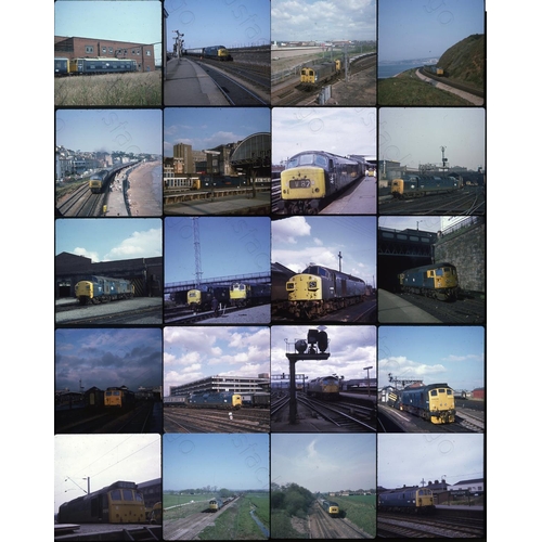 409 - Modern Traction assortment. Approx. 120, original 126 Kodak (28mm square) colour slides. Dating from... 