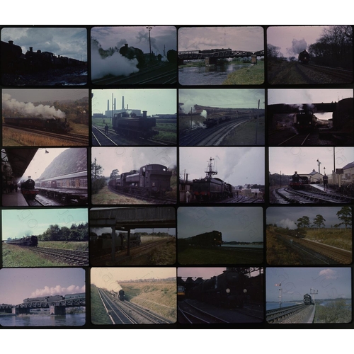 412 - Railway. BR Steam. Approx. 86 x original 35mm colour slides on mostly Prinz and Kodak film. One slid... 