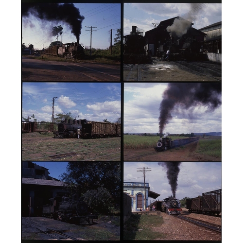 414 - Railway. Overseas Traction - CUBA & USA. A good quality selection of Cuba (99 slides) and some USA (... 