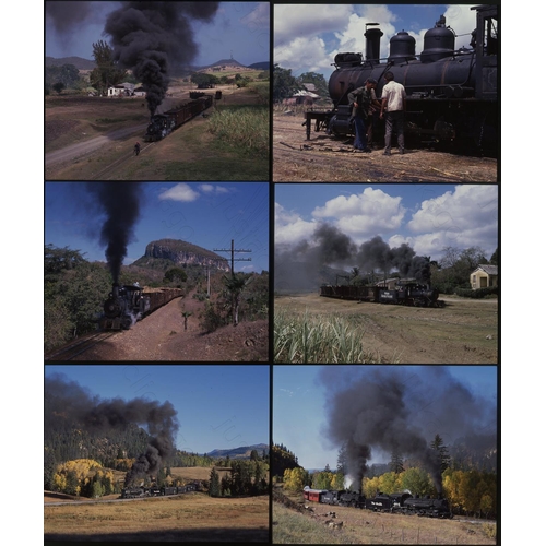 414 - Railway. Overseas Traction - CUBA & USA. A good quality selection of Cuba (99 slides) and some USA (... 