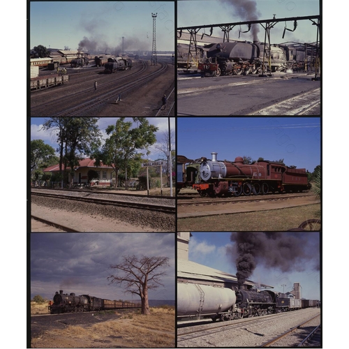 416 - Railway. Overseas Traction - ZIMBABWE. A good quality selection of 77 slides featuring steam tractio... 