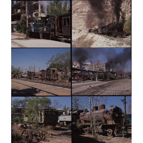 417 - Railway. Overseas Traction - SYRIA & JORDAN. A good quality selection of Syria (39 slides) and Jorda... 