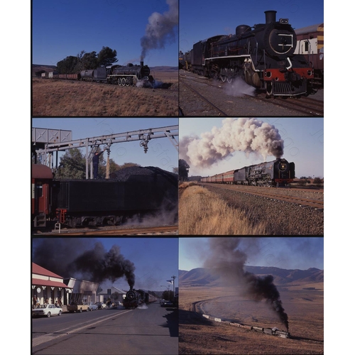 418 - Railway. Overseas Traction - SOUTH AFRICA. A good quality selection of 99 colour slides featuring st... 