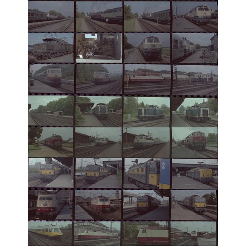 423 - Railway. Overseas Traction. A collection of approx. 170 x 35mm colour negatives on Kodak print film.... 