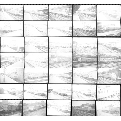 47 - Railway. Modern Traction. Approx. 230 x 35mm black and white negatives, most are in strips though th... 