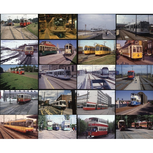 49 - U.K. Bus with some U.K. and overseas city trams. A selection of approx. 210 x 35mm colour slides on ... 