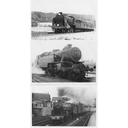 492 - Railway. BR Steam. A good quality selection of R.K./F.A.  Blencowe commercial black and white prints... 