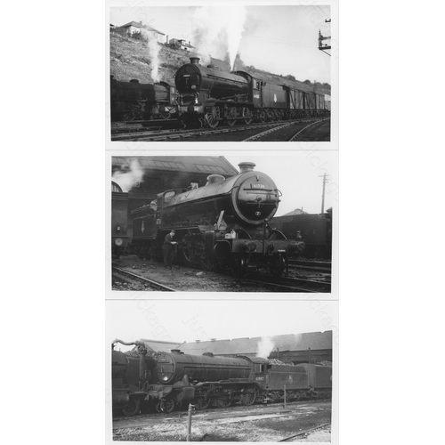 492 - Railway. BR Steam. A good quality selection of R.K./F.A.  Blencowe commercial black and white prints... 