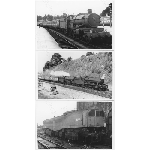 492 - Railway. BR Steam. A good quality selection of R.K./F.A.  Blencowe commercial black and white prints... 