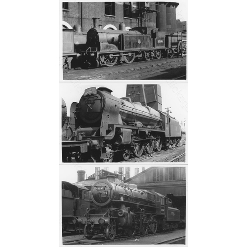 492 - Railway. BR Steam. A good quality selection of R.K./F.A.  Blencowe commercial black and white prints... 