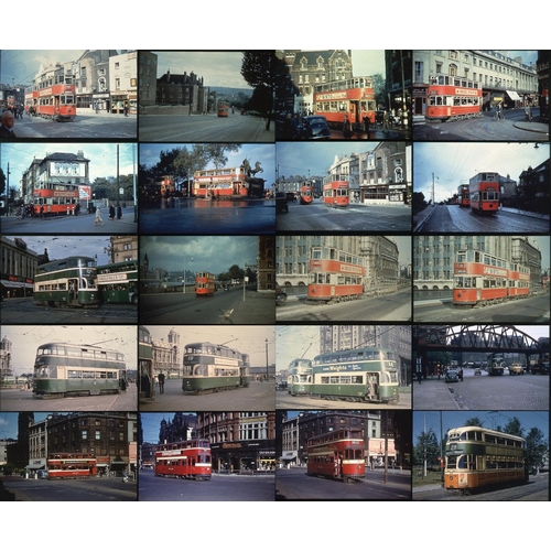 494 - Trams. A small selection of tram duplicate, 35mm colour slides. There are 15 x London Transport slid... 