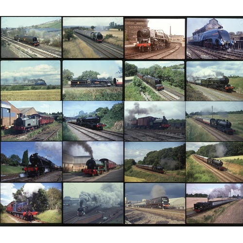 495 - Railway. Preserved steam. A good assortment of approx. 550 x 35mm, original colour slides. Most of t... 