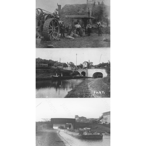 496 - An assortment of Industrial/contractors locos, canals and waterways, traction engines including buil... 