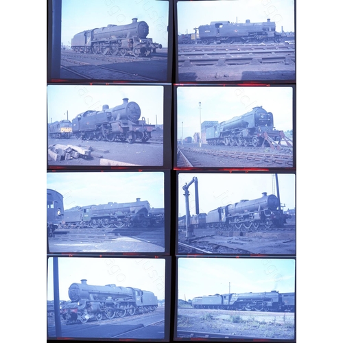 497 - Railway. B.R. Steam 1960's. A small collection of approx. 38 colour negatives with 51 associated pri... 