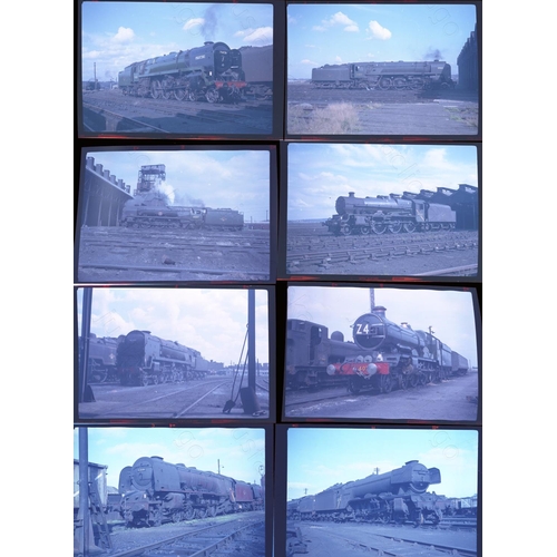 497 - Railway. B.R. Steam 1960's. A small collection of approx. 38 colour negatives with 51 associated pri... 