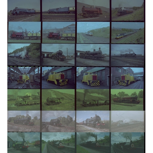 499 - Railway. Heritage Steam 1970's-80's.  collection of approx. 90 medium format colour negatives with s... 