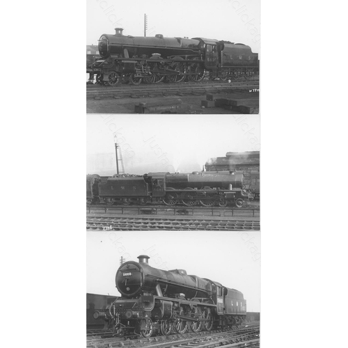 500 - Railway. B.R. Steam. A collection of approx. 300, mainly postcard size, black and white prints. Ther... 