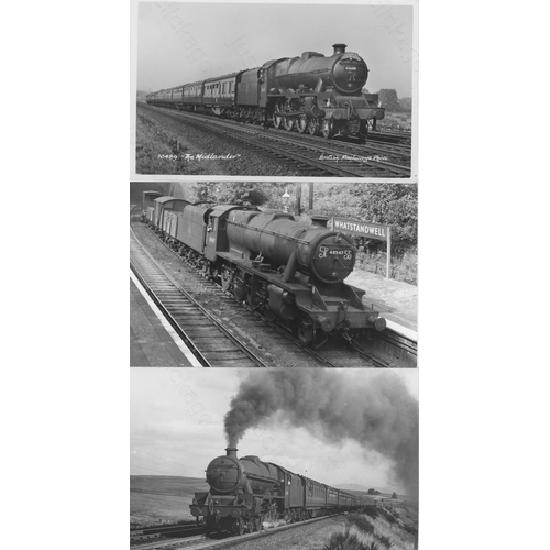 500 - Railway. B.R. Steam. A collection of approx. 300, mainly postcard size, black and white prints. Ther... 